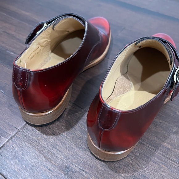 The Office of Angela Scott - Mr. Colin Red Leather Double Monk Strap Oxford - 40 - Picture 14 of 14
